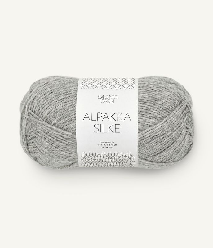 Alpakka Silke 1042 Grey Melange